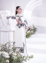 Organza 3PC White Suit