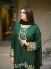 Deni Embroidered 3PC Suit