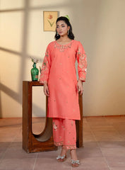 Gajri Embroidered Kurta Set