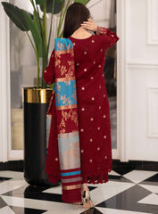 3-Piece Suit – Maroon