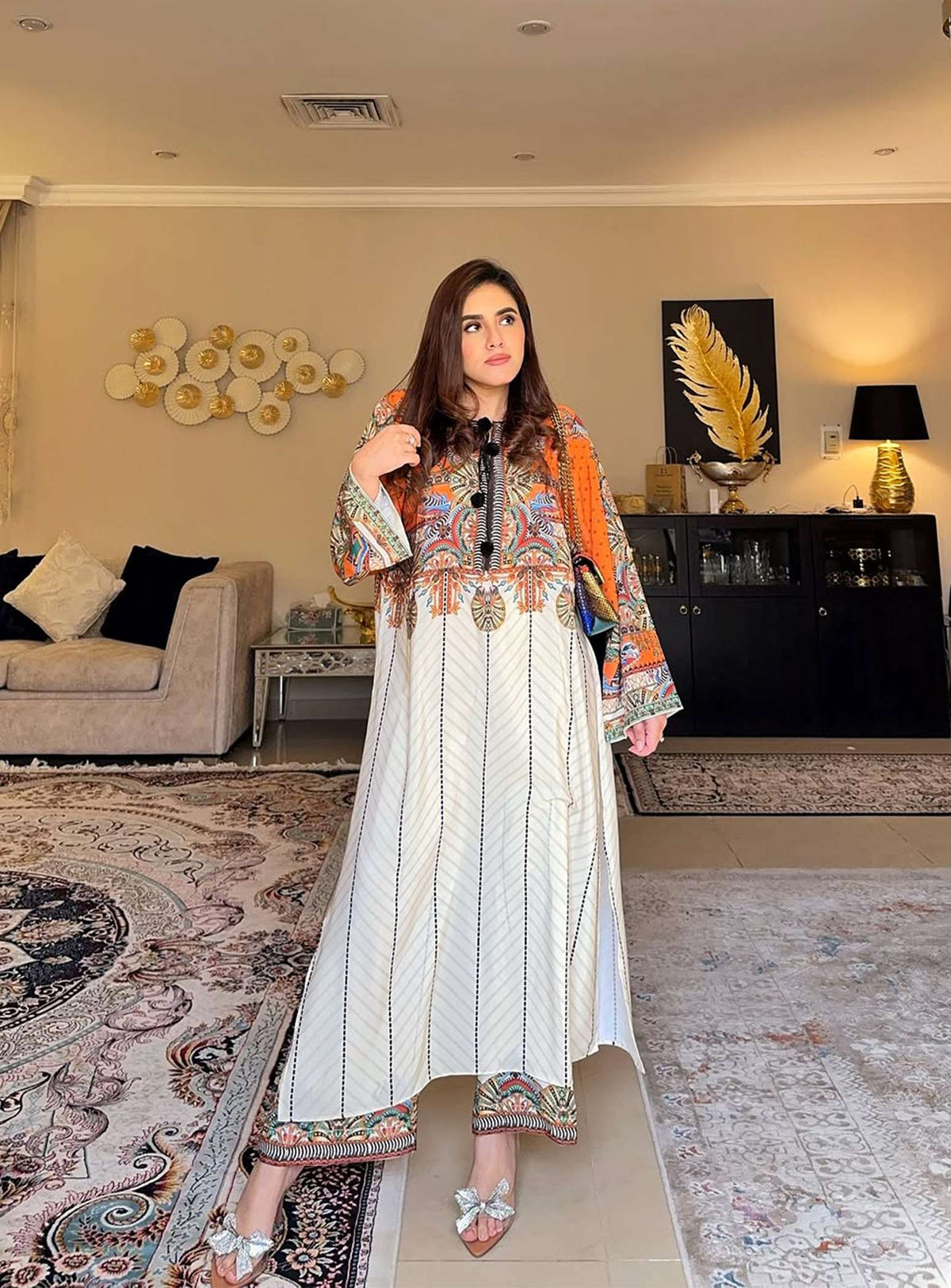 Hira Digital 2PC Lawn Printed Suit