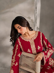 Grace – Mahroon 2PC Suit