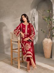 Grace – Mahroon 2PC Suit