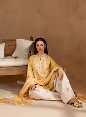 Lemon Blossom 3PC Cotton Suit