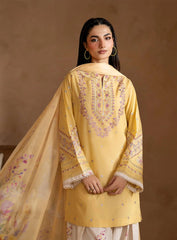 Lemon Blossom 3PC Cotton Suit