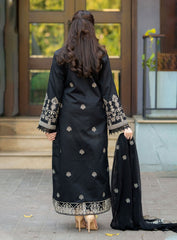 Noir Elegance 3PC Black Suit