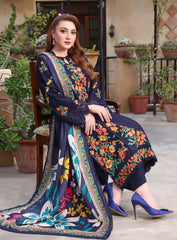 Grace 3PC Embroidered Suit