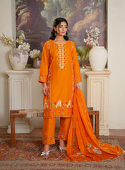Mustard 2PC Embroidered Set