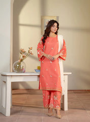 Crimson Charm 3-Piece Suit