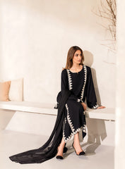 Shadow Chic – Embroidered Outfit