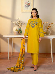 Sunlit Charm 3PC Cotton Suit